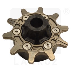 108799, 75342 - Pignone 10 denti, mozzo, mezze corone Pellenc